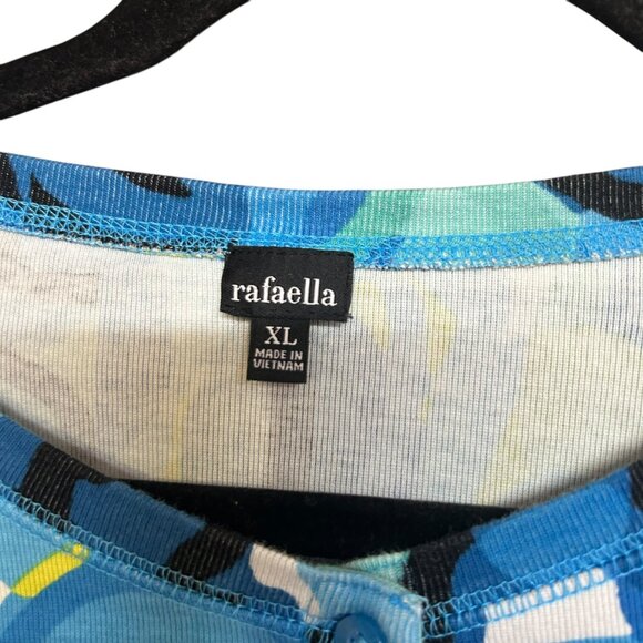 Rafaella Artsy Cardigan Blue Size XL - Picture 5 of 6